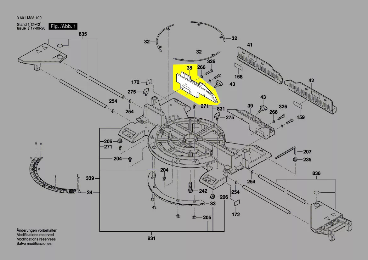 support butée réf. 1 609 B04 991 Bosch